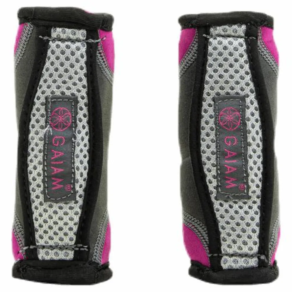 Gaiam Restore Walking Weights 2Lb Set Pink/Grey* Träningsutrustning|Träning