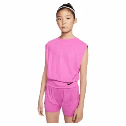 Nike Reversible Seamless Junior Pink*Barn T-Shirts|Träning