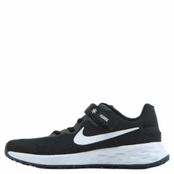 Nike Revolution 6 FlyEase Little Kids' Shoe BLACK/WHITE-DK SMOKE GREY*Barn Löpning|Löparskor