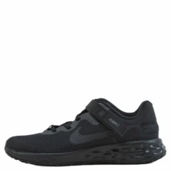 Nike Revolution 6 FlyEase Little Kids' Shoe BLACK/BLACK-DK SMOKE GREY*Barn Löpning|Löparskor