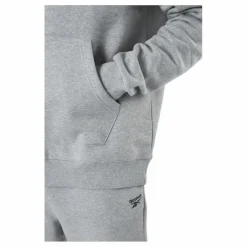 Reebok Ri Flc Oth Bl Hoodie Mgreyh/black* Tröjor|Träning