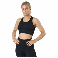 BLACC Rib Seamless Crop Top Black* Träning|Linnen