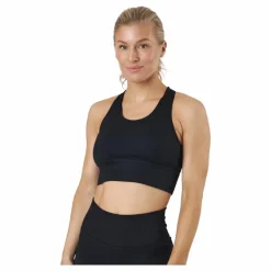 BLACC Rib Seamless Crop Top Black* Träning|Linnen