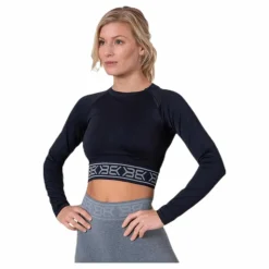Better Bodies Rib Seamless LS Black* Tröjor|Träning