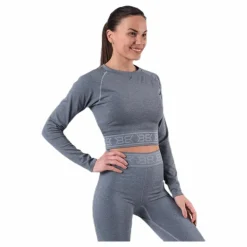 Better Bodies Rib Seamless LS Grey* Tröjor|Träning