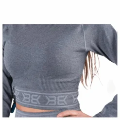 Better Bodies Rib Seamless LS Grey* Tröjor|Träning