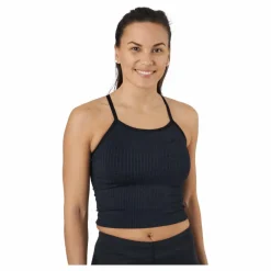 Gavelo Ribbed Black Sand Melange Seam Black* Linnen|Träning