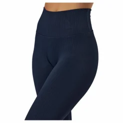 Famme Ribbed Seamless Tights Navy Blue* Tights|Träning