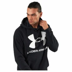 Under Armour Rival Fleece Big Logo HD Black* Träning|Tröjor
