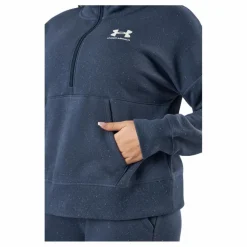 Under Armour Rival Fleece Hz Downpour Gray* Träning|Tröjor