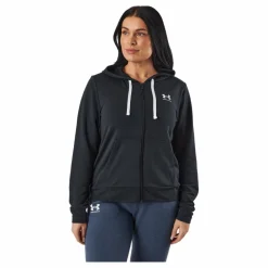 Under Armour Rival Terry Fz Hoodie Black* Tröjor|Träning
