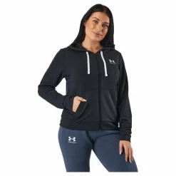 Under Armour Rival Terry Fz Hoodie Black* Tröjor|Träning