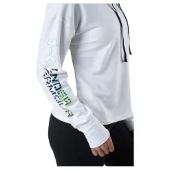 Under Armour Rival Terry Geo Hoodie White* Tröjor|Träning