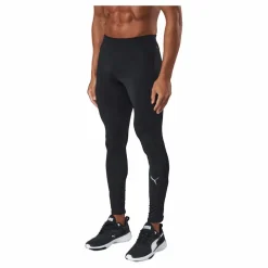 Puma Run Brushed Long Tight M Black* Löpning|Tights