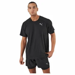 Puma Run Cloudspun Ss Tee Black* Löpning|T-Shirts
