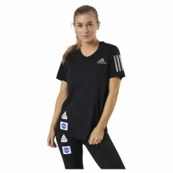 adidas Run It Space Race Tee Soft W Black* T-Shirts|Löpning