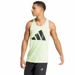 adidas Run It Tank Top Green* Löpning|Linnen
