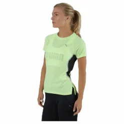 Puma Run Lite Laser Cat SS Tee Yellow* T-Shirts|Löpning