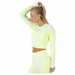 Nike Run Tech Pack Knit Top LS White/Green* Tröjor|Löpning