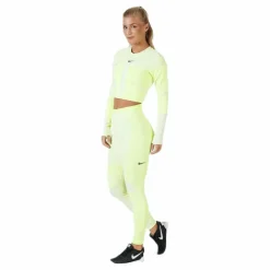 Nike Run Tech Pack Knit Top LS White/Green* Tröjor|Löpning