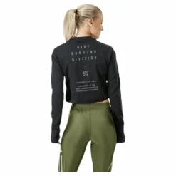 Nike Running Division Warm Top Crop Black* Tröjor|Löpning