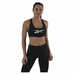 Reebok S Lux Racer Pad Bra-Read Black* Löpning|Träning