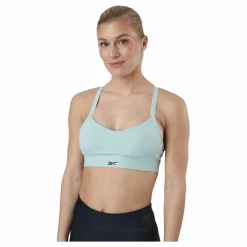 Reebok S Lux Strappy Sports Bra Green* Sport-Bh:Ar|Träning