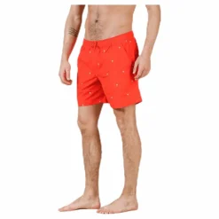 Bula Scale Shorts Red* Simning|Badkläder