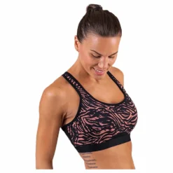 Casall Sculpture Sports Bra Black/Red* Sport-Bh:Ar|Träning