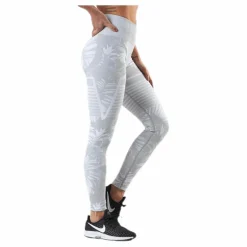 Gavelo Seamless Floral Leggings Grey* Tights|Träning