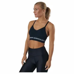 Under Armour Seamless Low Long Bra Black* Sport-Bh:Ar|Löpning