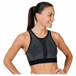 Casall Seamless Sparkle Sports Top Black* Sport-Bh:Ar|Träning