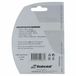 Babolat Sensation Grip 2-pack White* Racket Och Bollar|Racketsporter