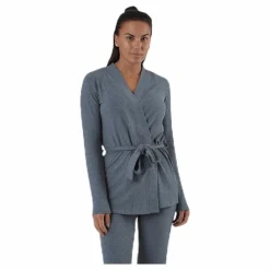 BLACC Serenity Rib Kimono Grey* Yoga|Tröjor