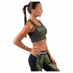 Björn Borg Shelby Soft Top Green* Sport-Bh:Ar|Träning