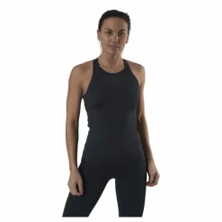 Casall Shiny Alligator Seamless Strap Tank Grey* Yoga|Linnen