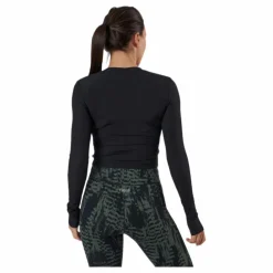 Casall Shiny Rib Long Sleeve Black* Tröjor|Träning
