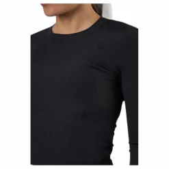 Casall Shiny Rib Long Sleeve Black* Tröjor|Träning