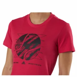 adidas Tennis Short Sleeve Tee US Open Pink* Racketsporter