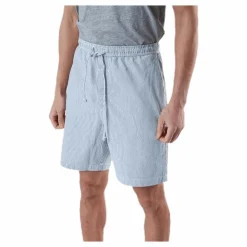 Dedicated Shorts Vejle Thin Stripes Blue* Simning|Badkläder