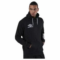 Umbro Sleeve Print Hoodie Black* Fotboll|Tröjor
