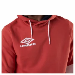 Umbro Sleeve Print Hoodie Red* Fotboll|Tröjor