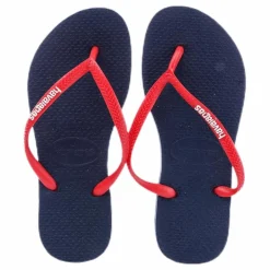 Havaianas Slim Logo Blue/Red*Barn Simning|Sandaler Och Tofflor