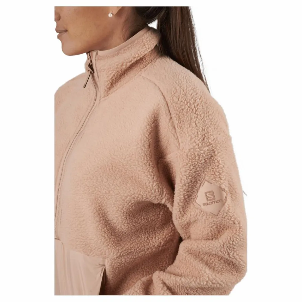 Salomon Snowshelter Teddy Hz W Sirocco/heather* Tröjor|Löpning