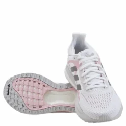 adidas SolarGlide Shoes Cloud White / Silver Metallic / Fresh Candy* Löpning|Löparskor