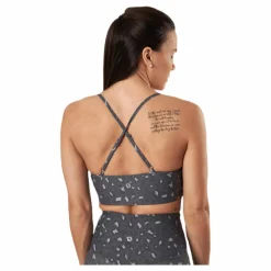 BLACC Soul Ruched Bra Patterned/Grey* Yoga|Sport-Bh:Ar