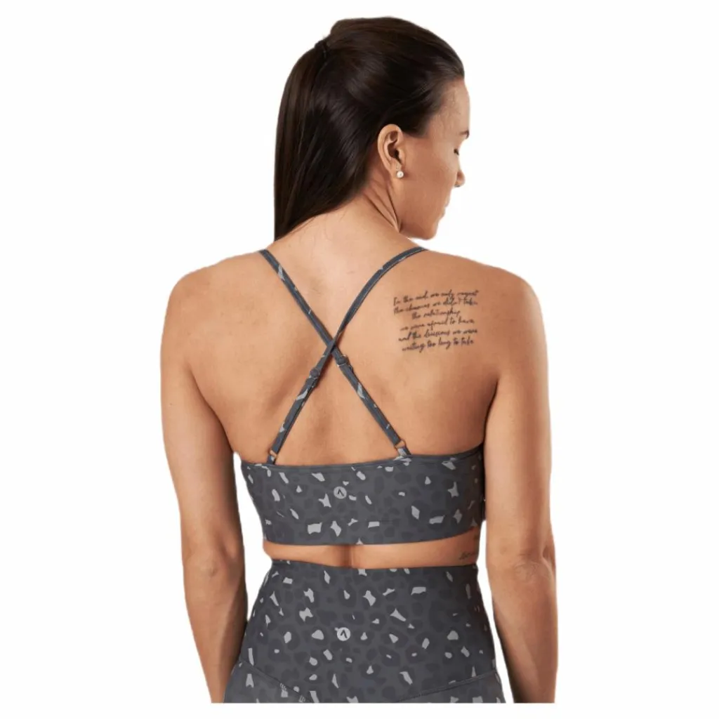 BLACC Soul Ruched Bra Patterned/Grey* Yoga|Sport-Bh:Ar