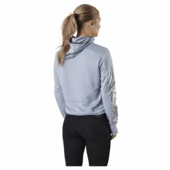 adidas Space Race Hoodie Women Halo Silver* Tröjor|Löpning
