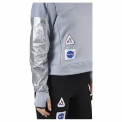 adidas Space Race Hoodie Women Halo Silver* Tröjor|Löpning