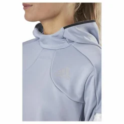 adidas Space Race Hoodie Women Halo Silver* Tröjor|Löpning